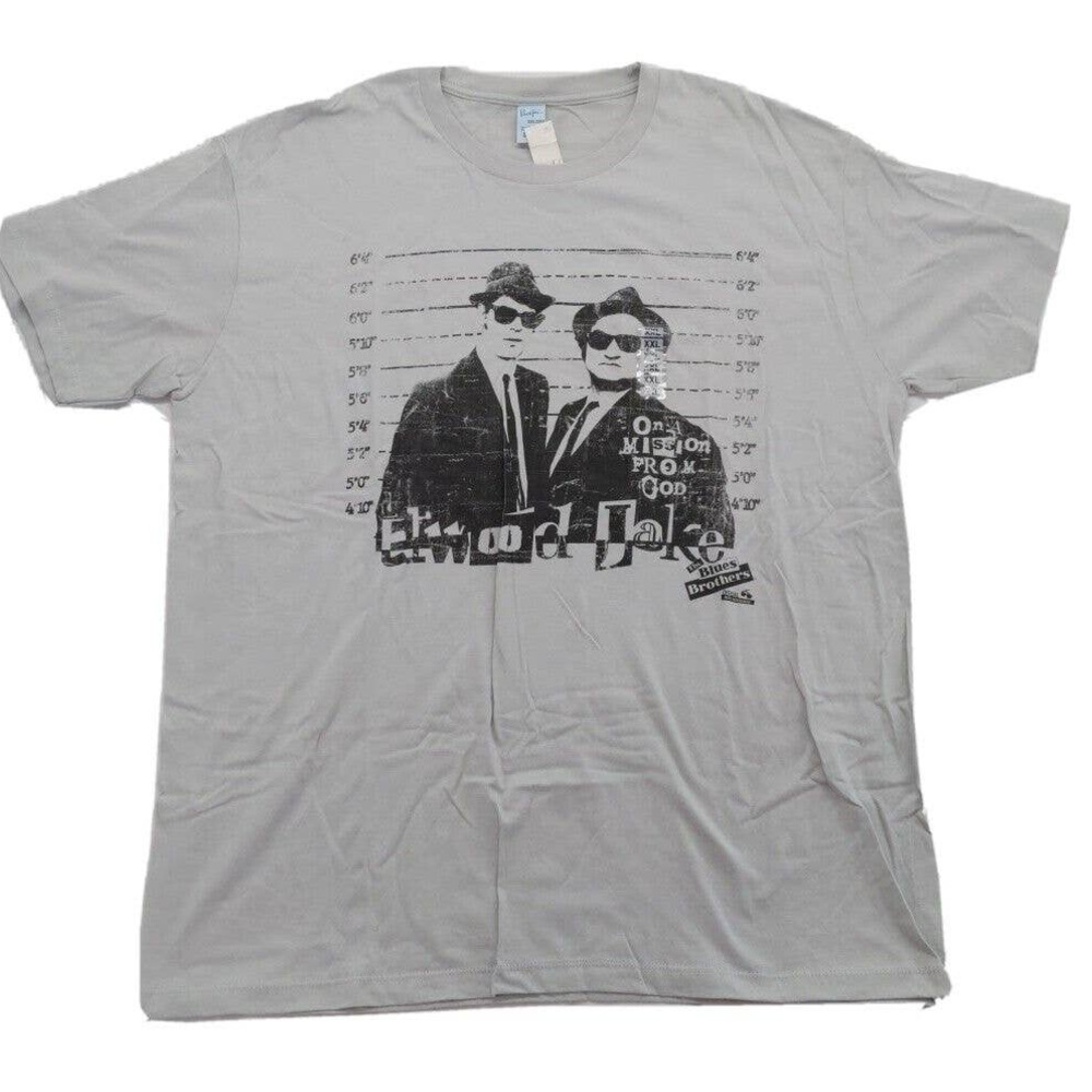 Vintage NWT Men's Blues Brothers Alstyle T-Shirt 90s Gray XXL